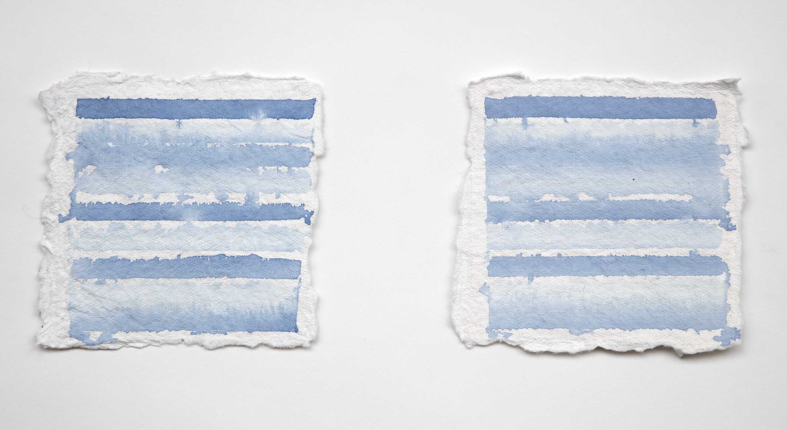 sue carlson blue washes on paper